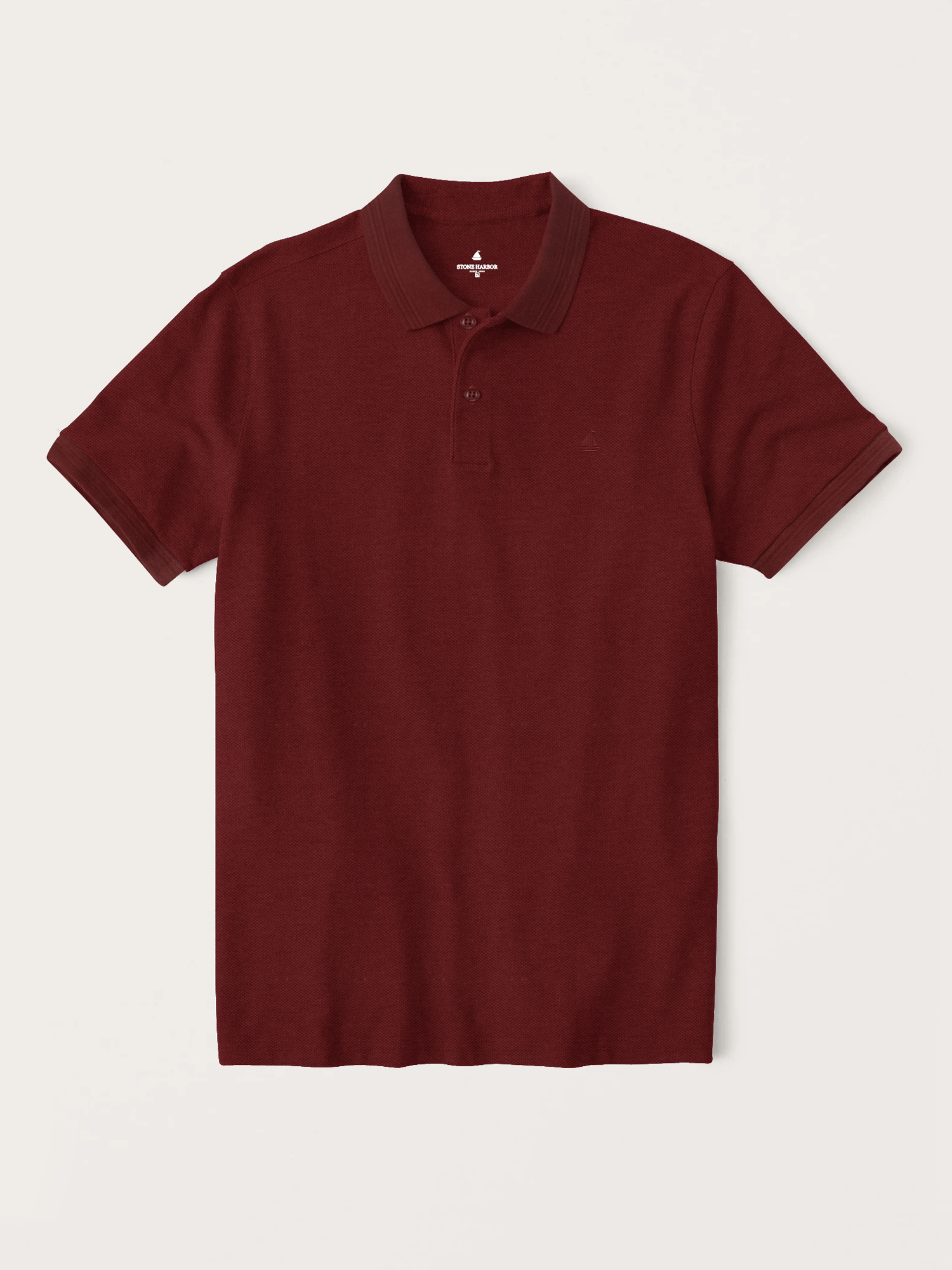 Burgundy polo shirt mens cheap