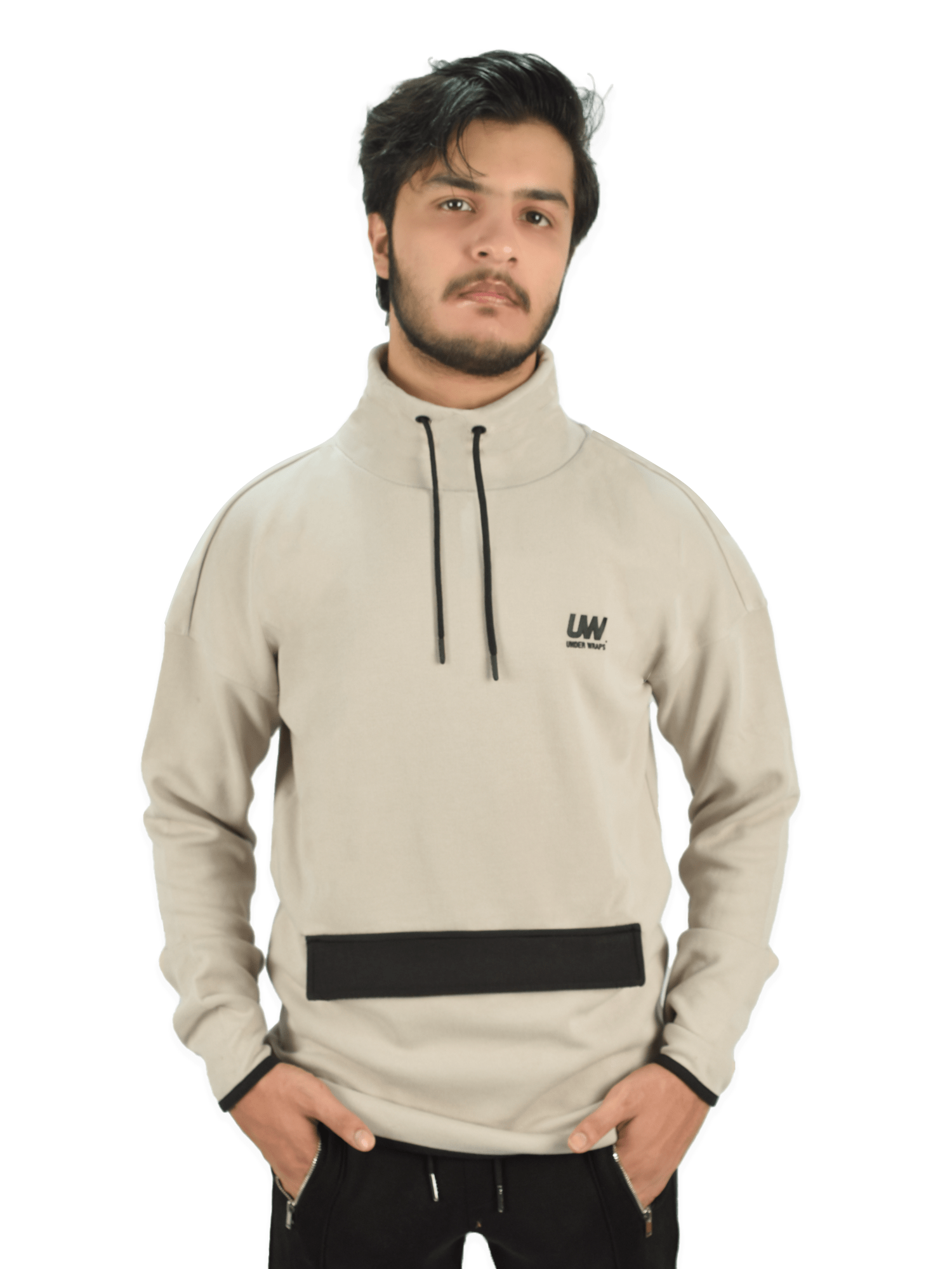 MEN S PREMIUM FUNNEL NECK SWEATSHIRT Stoneharbor .pk