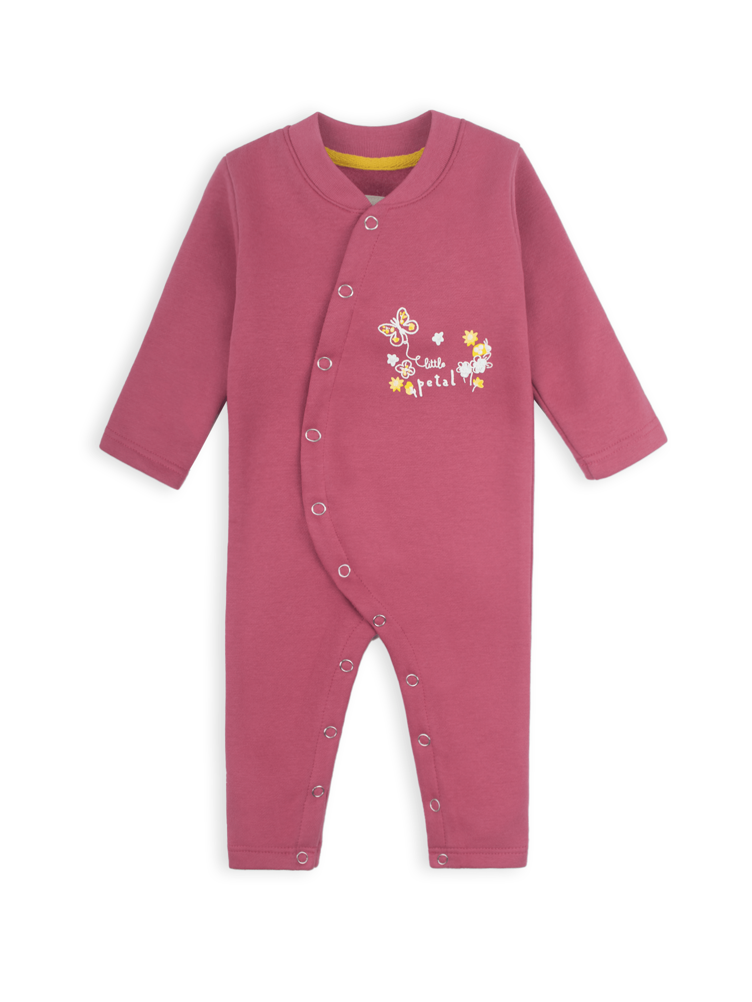Hot pink baby romper online