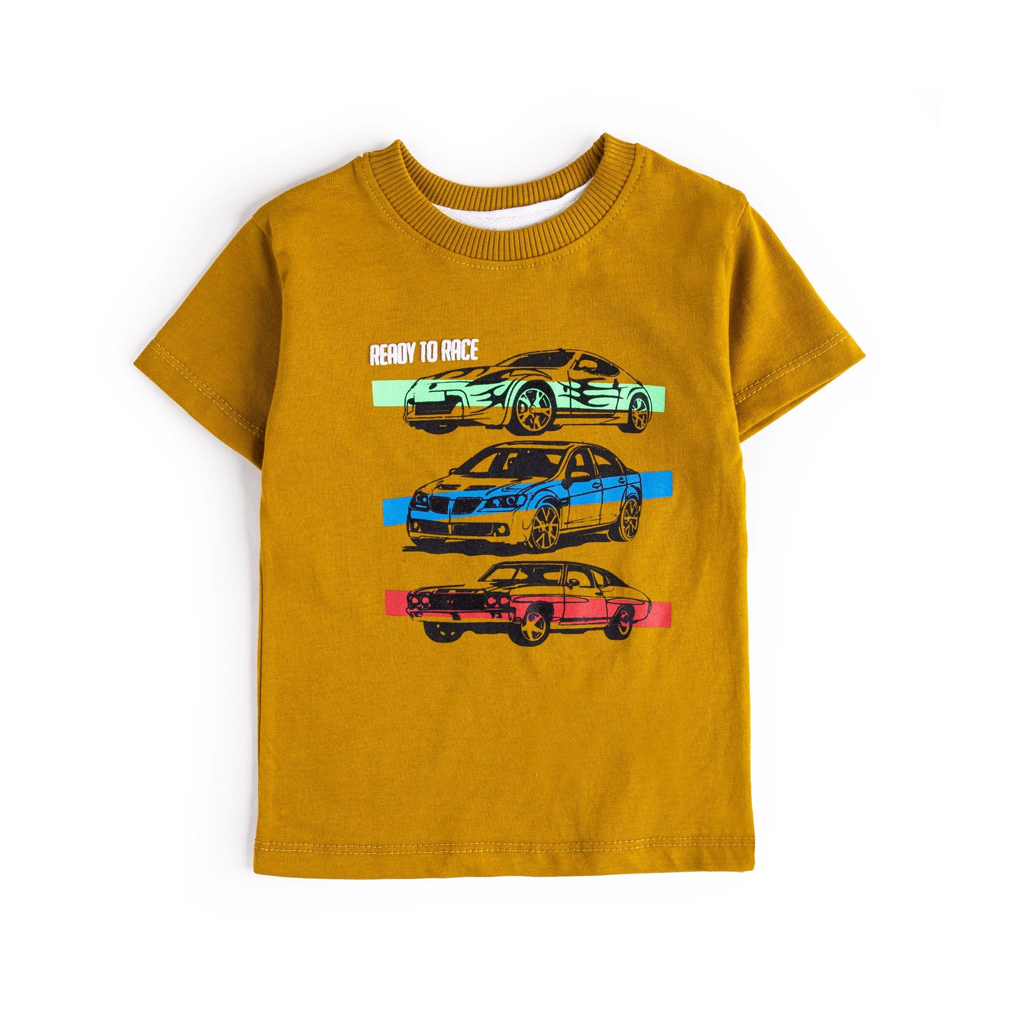 Stone Harbor Boy's Tee Shirt Mustered / 0-3 M BOY'S SPORTY GRAPHIC TEE SHIRT