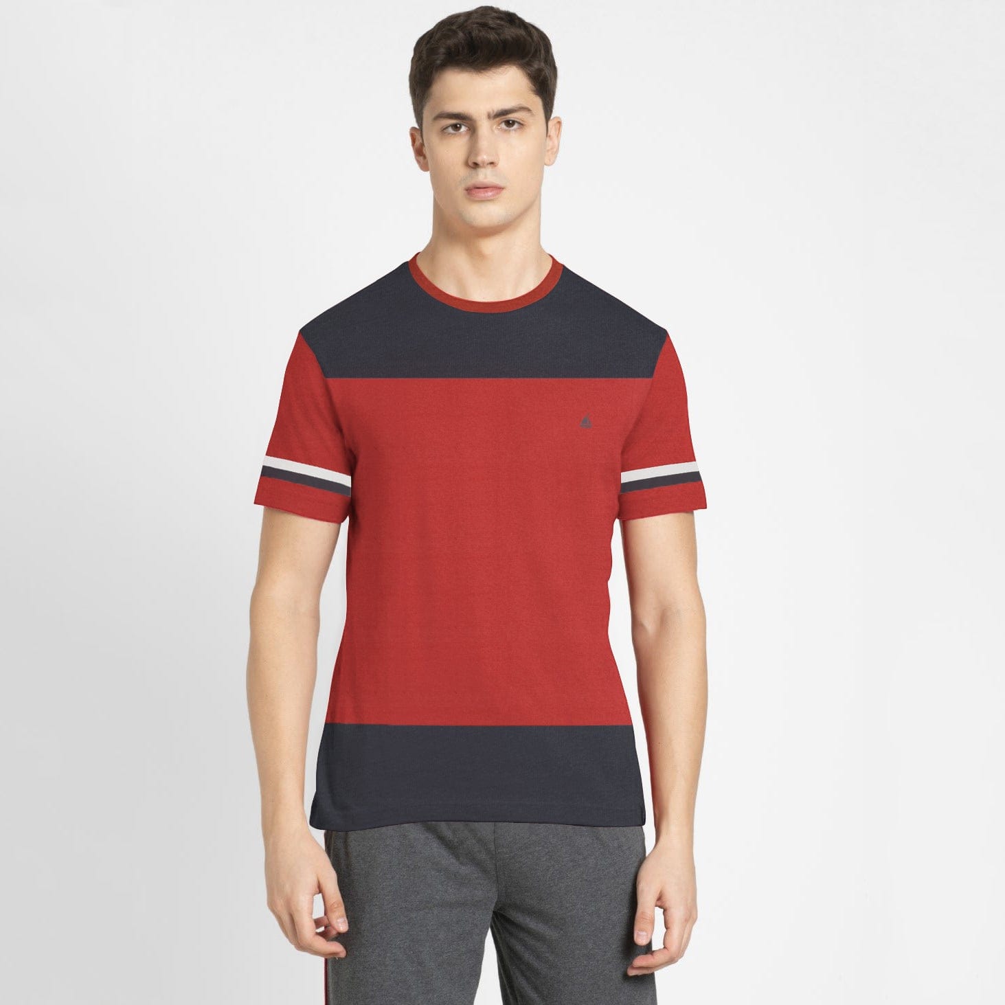 Stone Harbor Men's T-Shirt Red / S MEN'S PANELED LOGO T-SHIRT