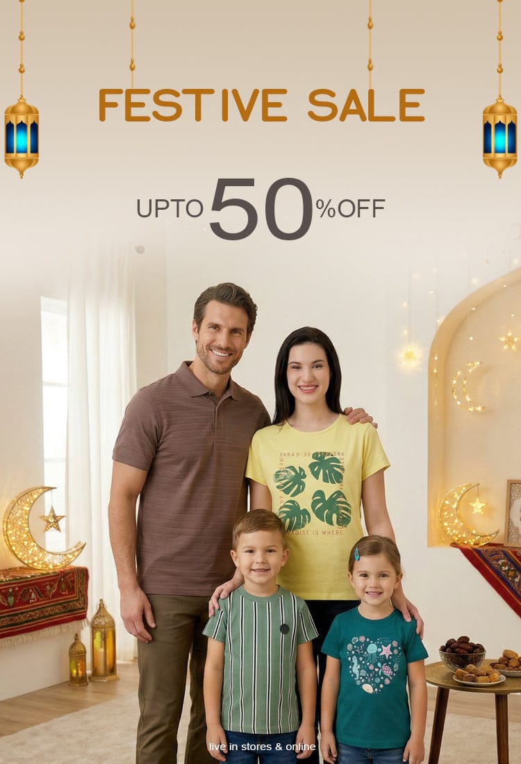 Stone Harbor Eid Grand Festive Sale Is Live in stores and online. Order now and get upto 50% OFF on the entire range of men women and kids.