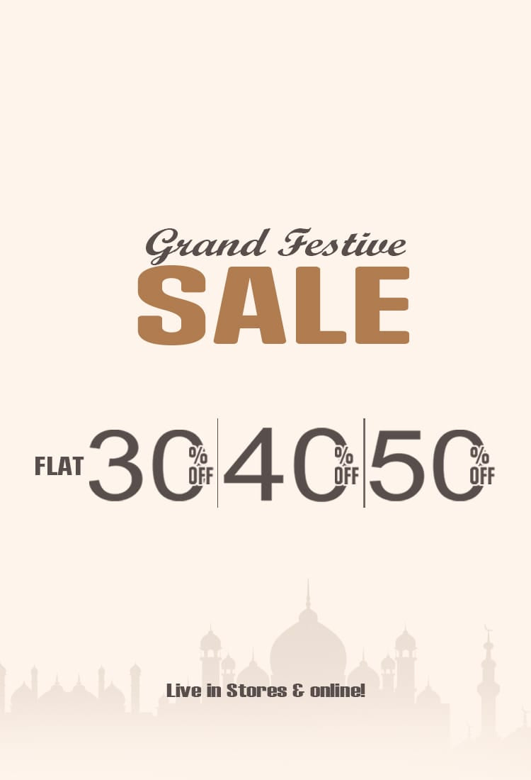 Stone Harbor Grand Festive Sale is Live Now Flat 30% 40% & 50% OFF. Grab Your Bardi Eid Outfit Now.