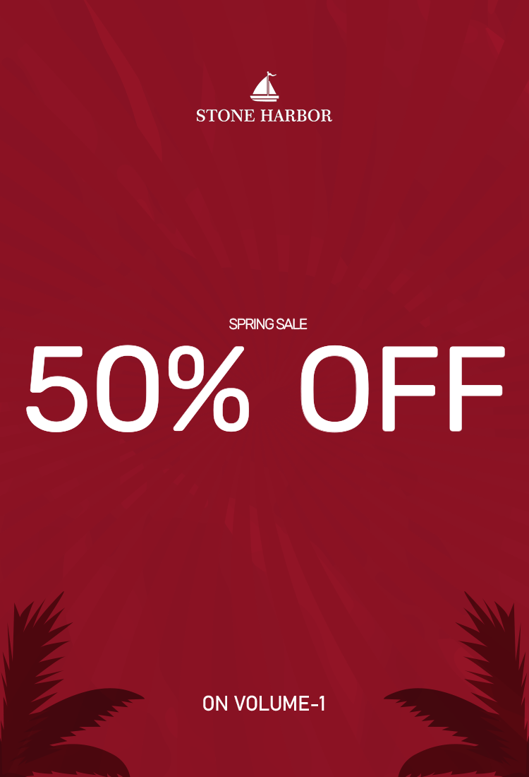 Stone Harbor Spring Summer  Sale is live in stores and online up to 50% off one volume one of men women and kids.