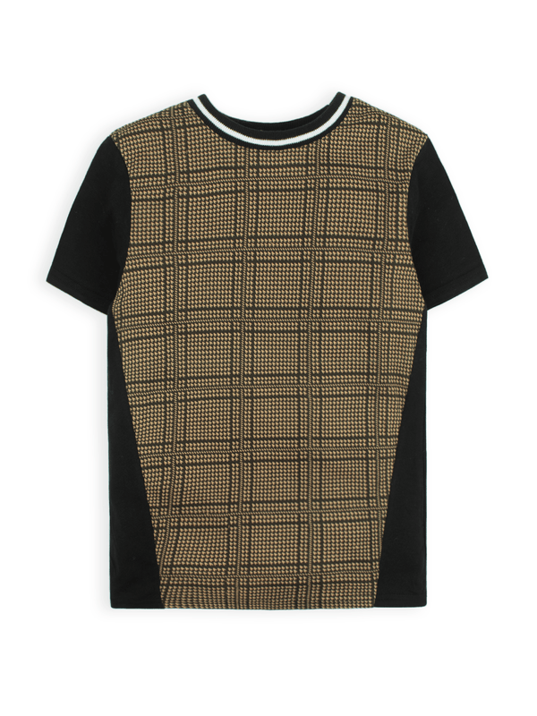 Stone Harbor BOY'S BLCK PANELED T-SHIRT