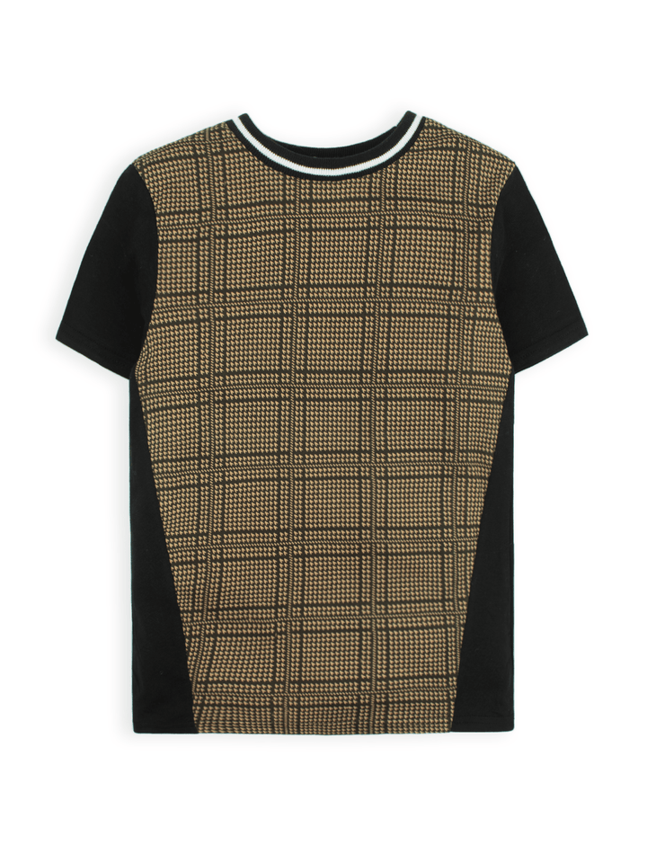 Stone Harbor BOY'S BLCK PANELED T-SHIRT