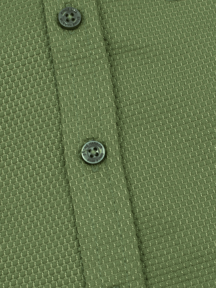 Stone Harbor Boy's Casual Shirt BOY'S OLIVE POPCORN CASUAL SHIRT