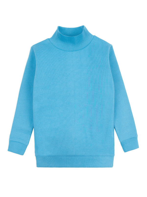 Stone Harbor Boy's High-neck Blue / 2-3 Y BOY'S BLUE MOCK NECK SHIRT