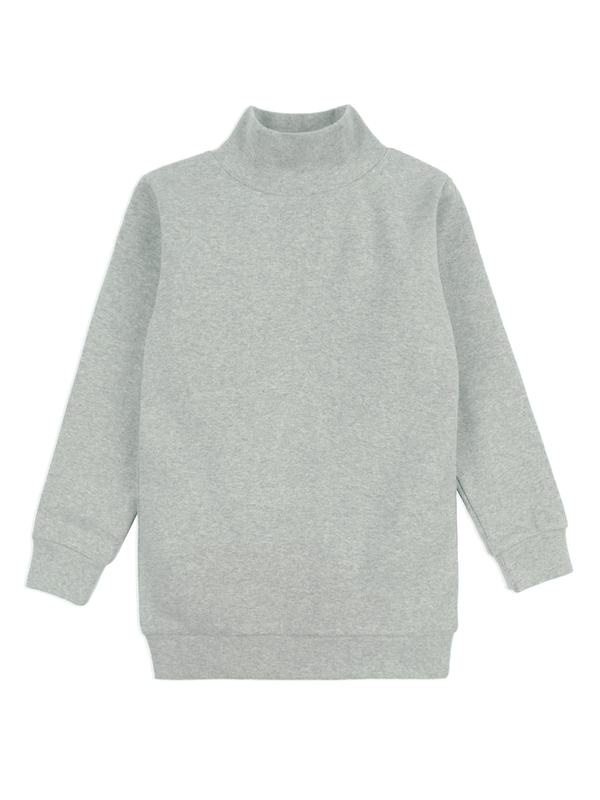 Stone Harbor Boy's High-neck BOY'S GREY MOCK NECK SHIRT