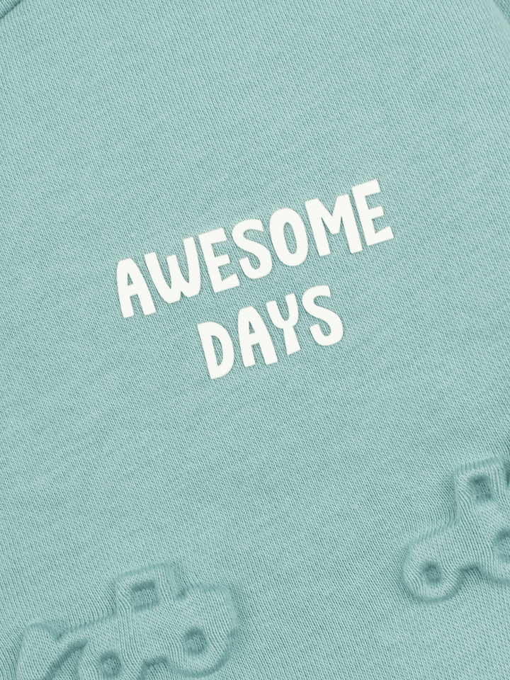 Stone Harbor Boy's Hoodies BOY'S AWESOME TEAL FLEECE HOODIE