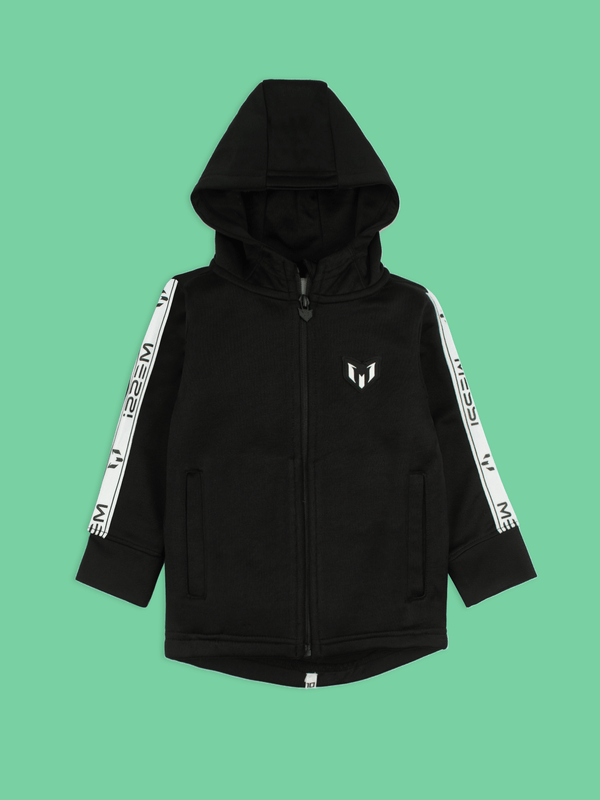 Stone Harbor Boy's Hoodies BOY'S BLACK WINDBREAKER HOODIE