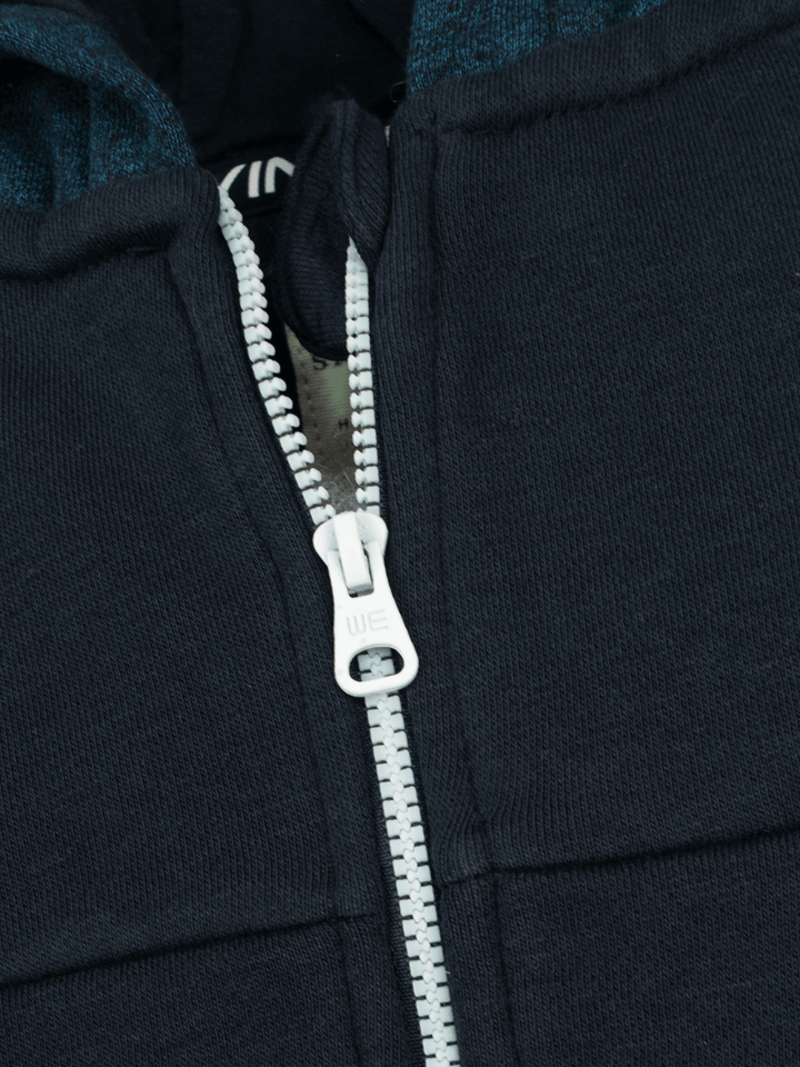 Stone Harbor Boy's Hoodies BOY'S NAVY FLEECE ZIP THROUGH HOODIE
