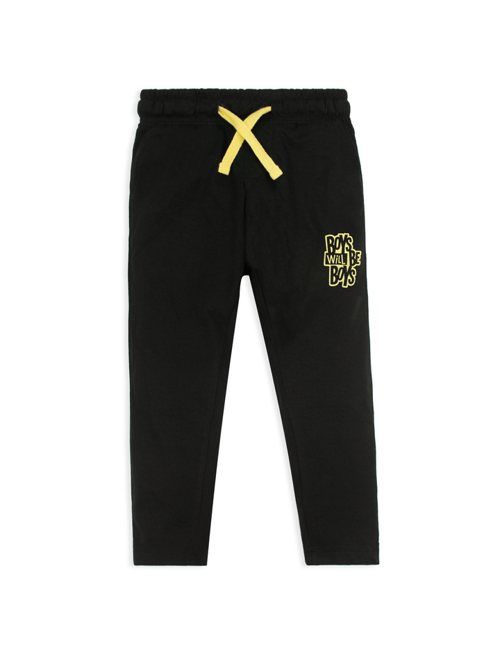 Stone Harbor Boy's Jogger BOY'S BLACK GRAPHIC JOGGER