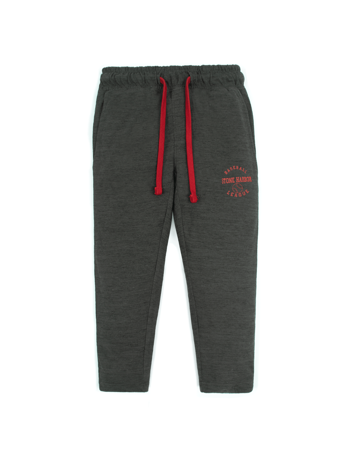 Stone Harbor Boy&#39;s Jogger BOY&#39;S CHARCOAL BASEBALL JOGGER