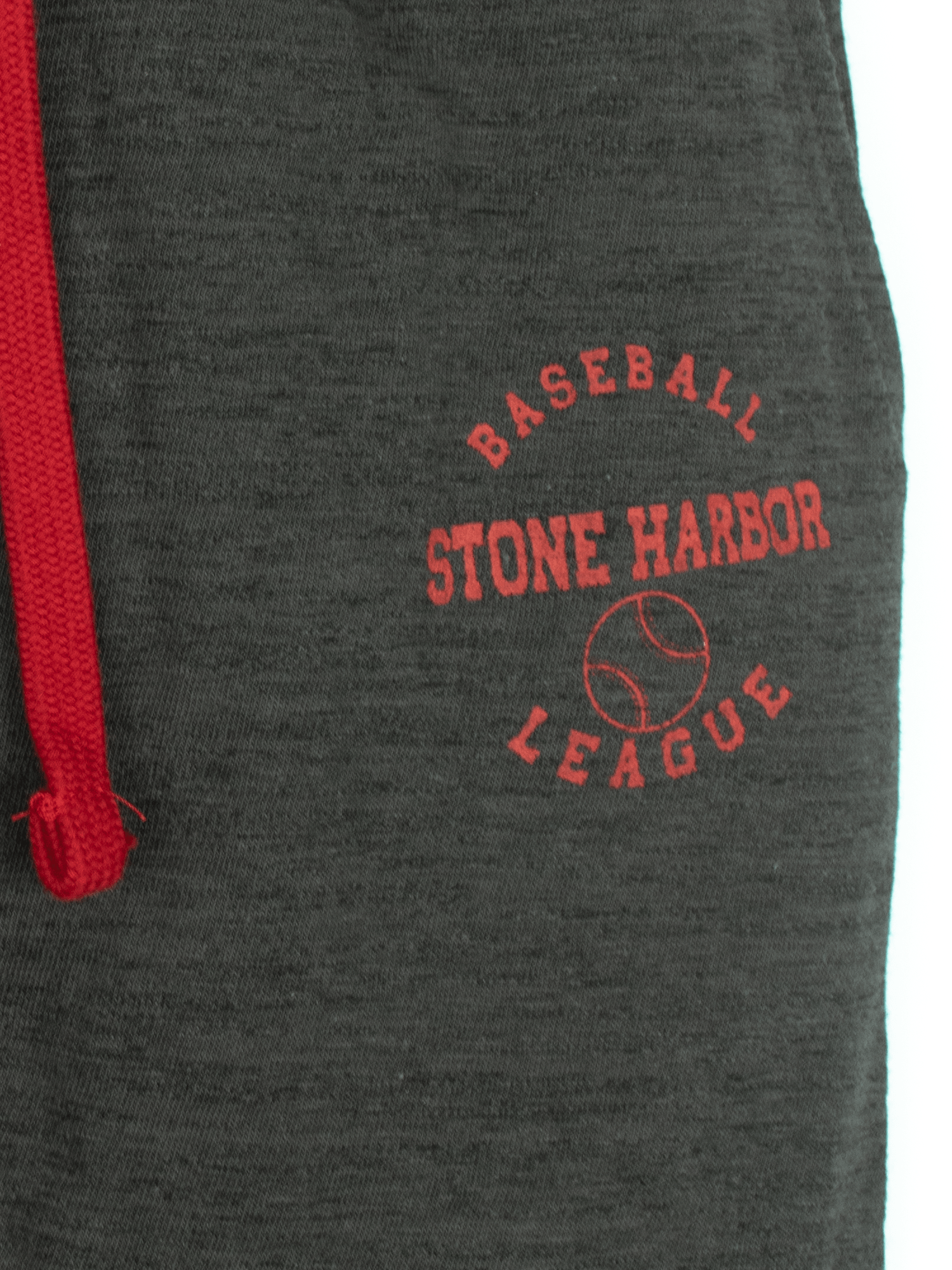 Stone Harbor Boy's Jogger BOY'S CHARCOAL BASEBALL JOGGER