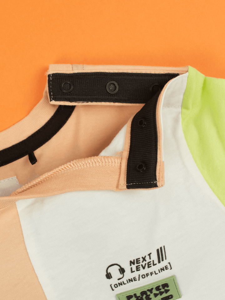 Stone Harbor BOY'S PEACH NEXT LEVEL T-SHIRT