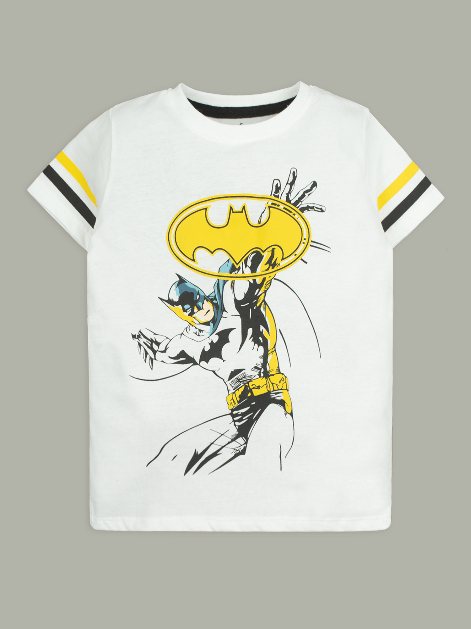 Stone Harbor BOY'S PREMIUM WHITE SUPERHERO T-SHIRT