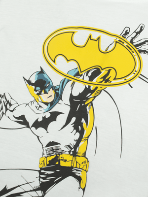 Stone Harbor BOY'S PREMIUM WHITE SUPERHERO T-SHIRT