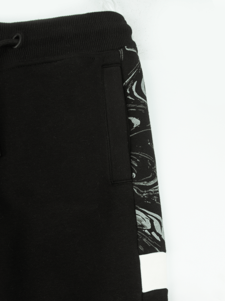 Stone Harbor Boy's Sweat Pants BOY'S BLACK FLEECE PANELED JOGGER