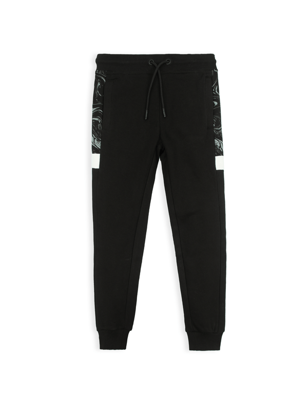 Stone Harbor Boy's Sweat Pants BOY'S BLACK FLEECE PANELED JOGGER