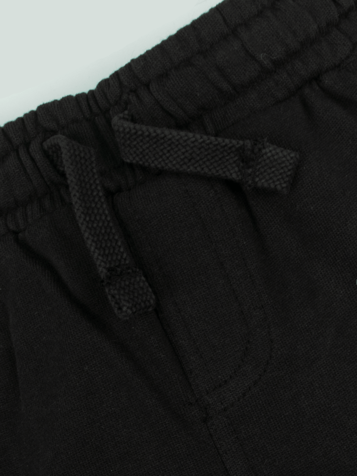 Stone Harbor Boy's Sweat Pants BOY'S BLACK PANELED CARGO PANTS