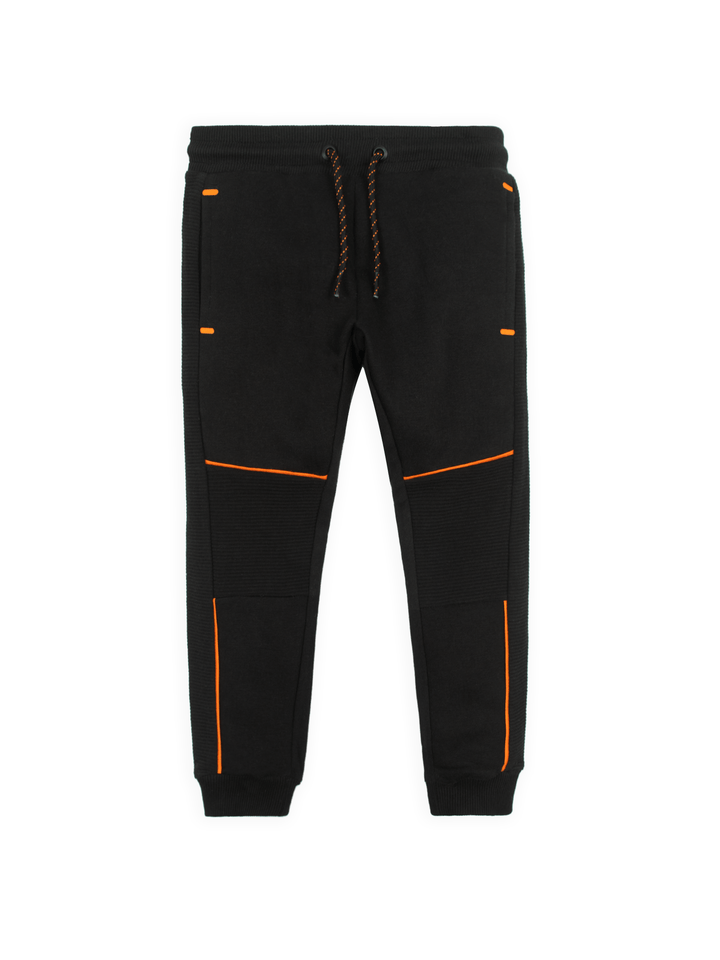 Stone Harbor Boy's Sweat Pants BOY'S JET BLACK FLEECE JOGGER