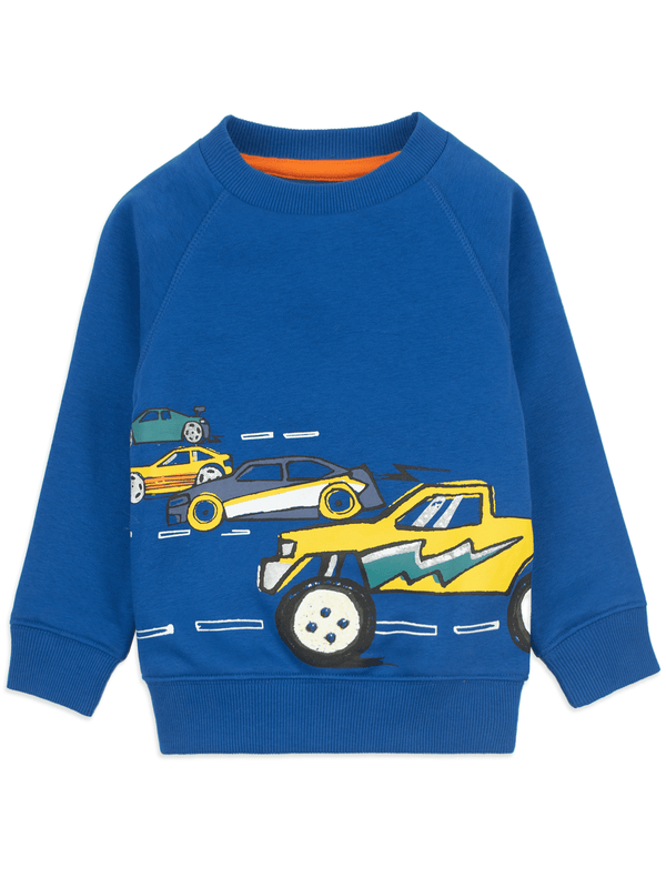 Stone Harbor Boy's Sweatshirt BOY'S BLUE FLEECE GRAPHIC SWEATSHIRT