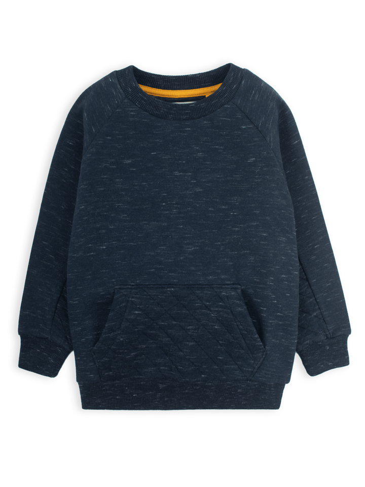 Stone Harbor Boy's Sweatshirt BOY'S FLEECE TEXTURED NAVY SWEATSHIRT