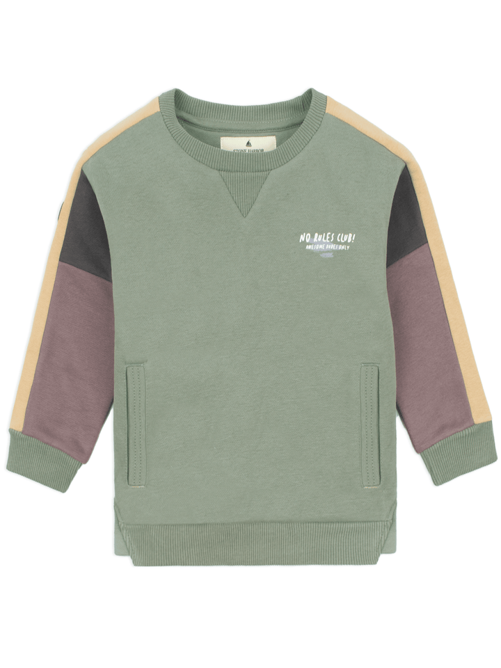 Stone Harbor Boy's Sweatshirt BOY'S PREMIUM FLEECE SAGE SWEATSHIRT