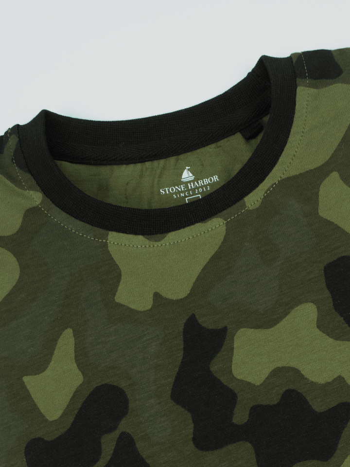 Stone Harbor Boy's T-Shirt MINI BOY'S CAMO T-SHIRT