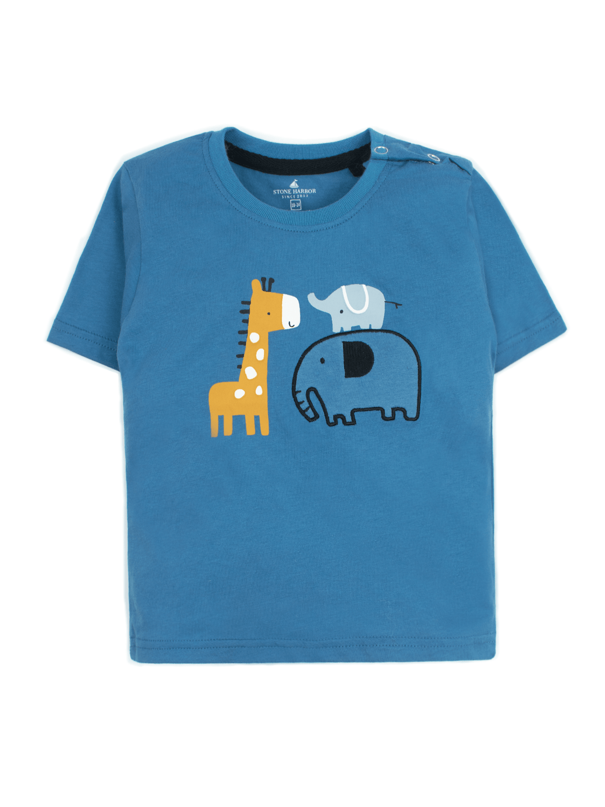 Stone Harbor Boy&#39;s Tee Shirt MINI BOY&#39;S SLATE BLUE T-SHIRT