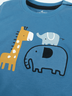 Stone Harbor Boy's Tee Shirt MINI BOY'S SLATE BLUE T-SHIRT