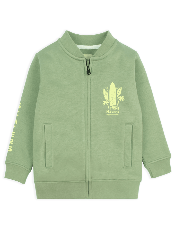 Stone Harbor Boy's Track Suit BOY'S OLIVE FLEECE TRACKSUIT