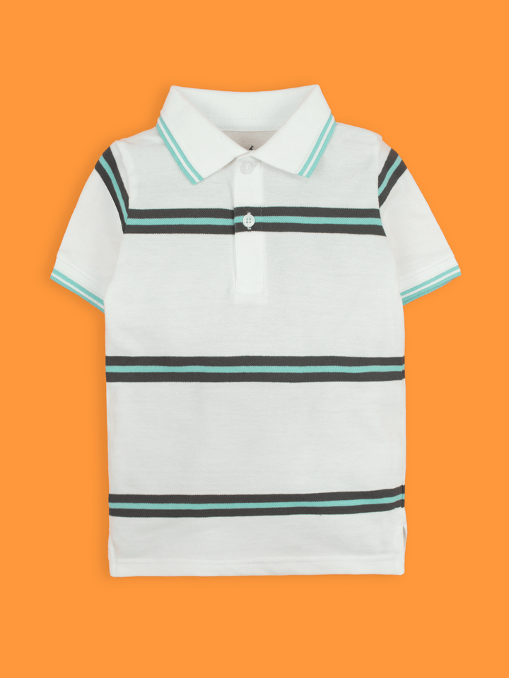 Stone Harbor BOY'S TWIN TIPPED STRIPER POLO SHIRT