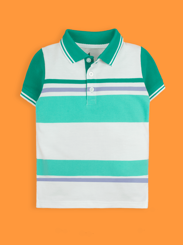 Stone Harbor BOY'S YARN DYED STRIPER POLO
