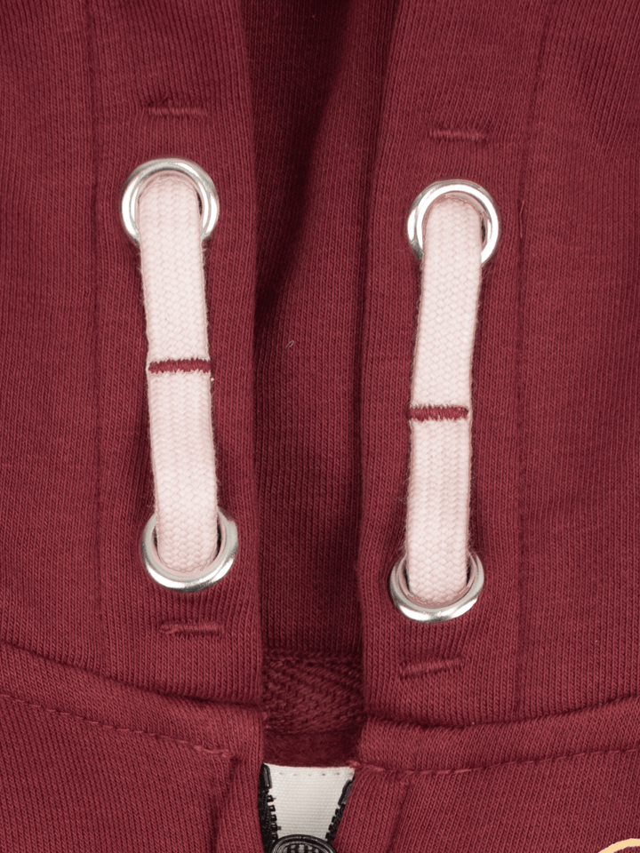 Stone Harbor Girl's Hoodies MINI GIRL'S RED ZIP THROUGH HOODY