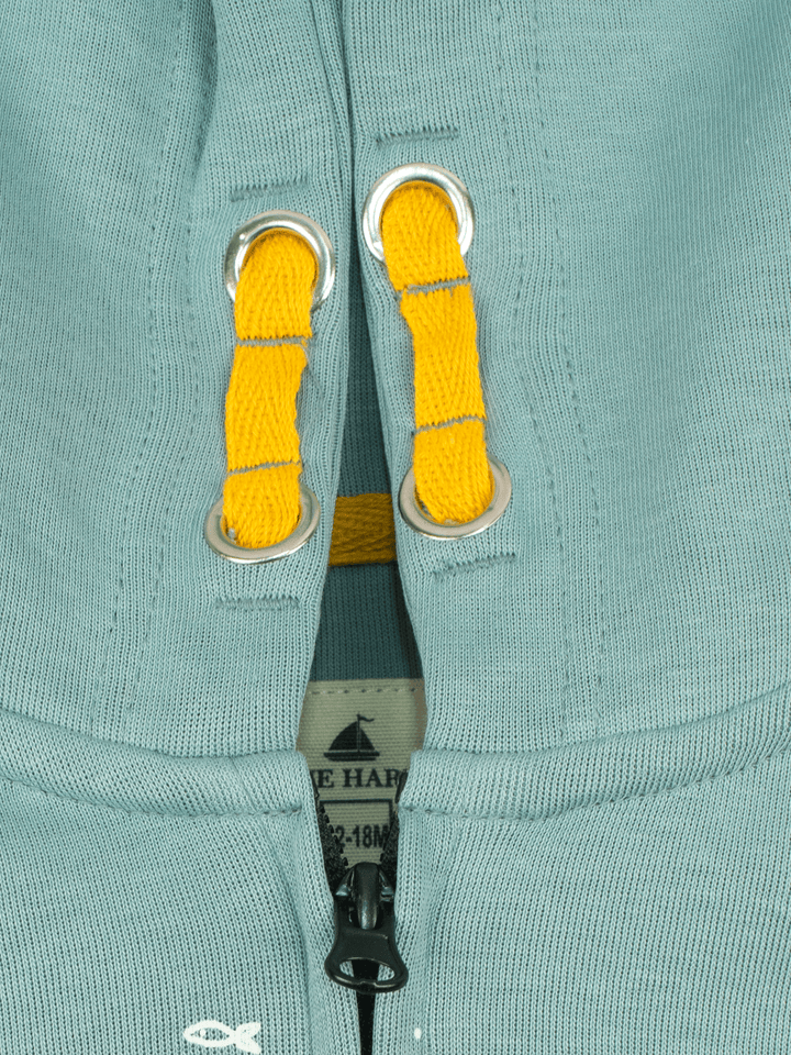 Stone Harbor Girl's Hoodies MINI GIRL'S TEAL ZIP THROUGH HOODY