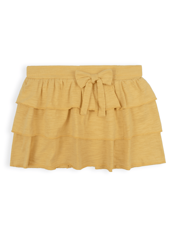 Stone Harbor GIRL'S MUSTARD RUFFLE SKIRT