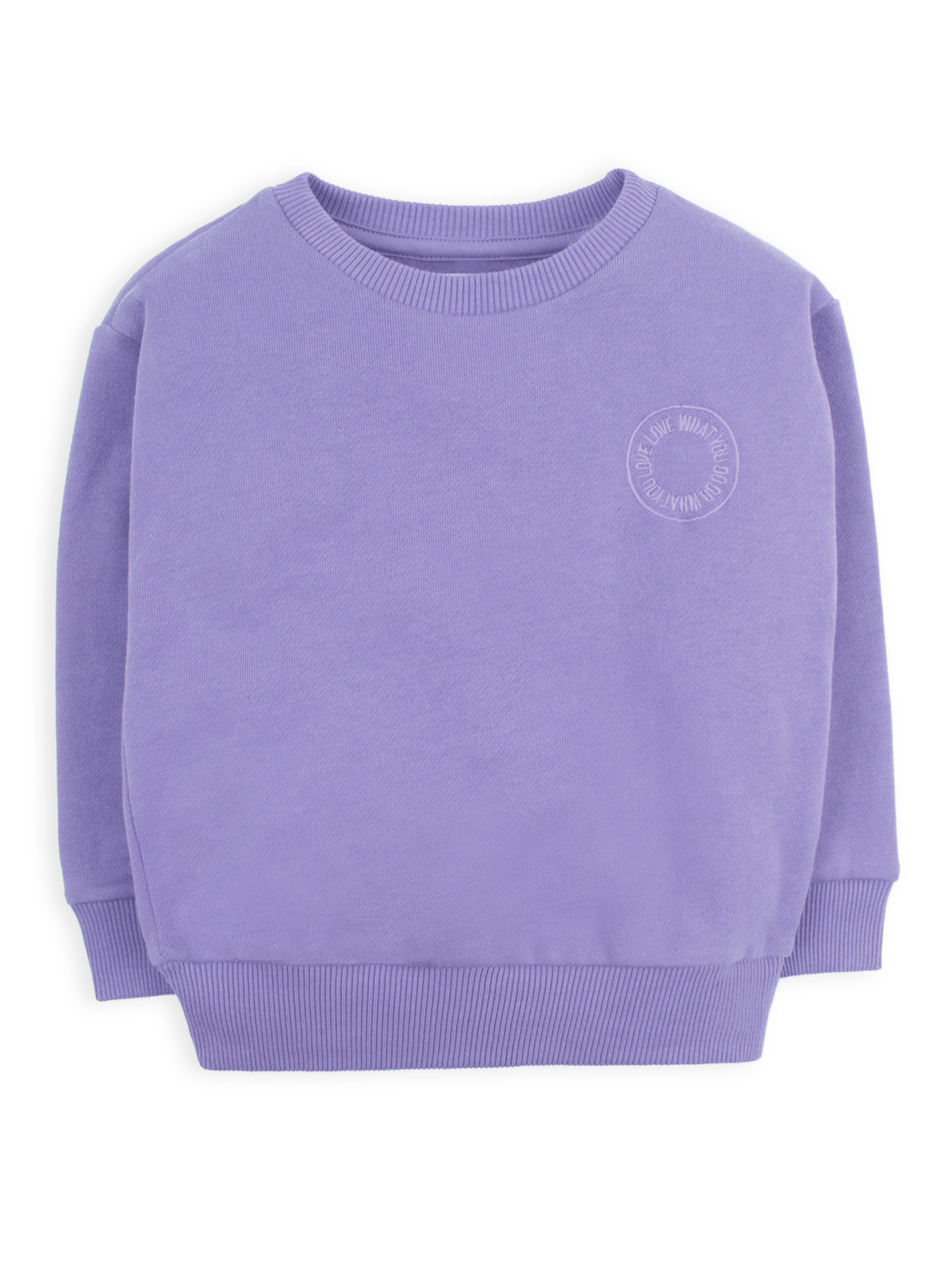 Stone Harbor GIRL&#39;S PURPLE FLEECE SWEATSHIRT