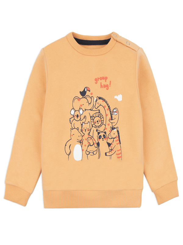 Stone Harbor Girl's Sweatshirt MINI GIRL'S GROUP HUG FLEECE SWEATSHIRT
