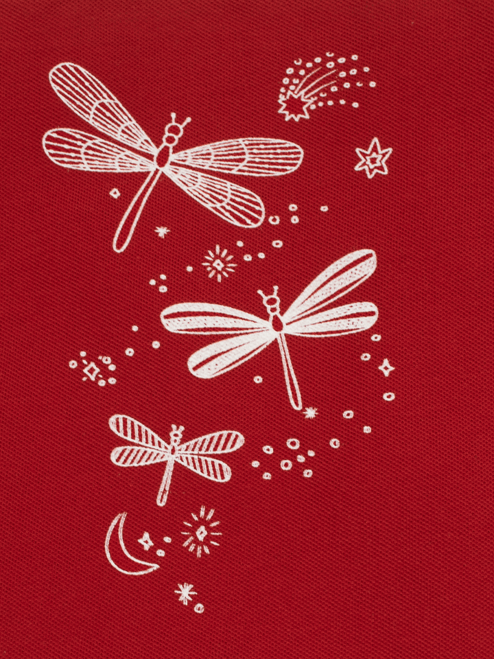 Stone Harbor Girl's T-Shirt MINI GIRL'S RED GRAPHIC T-SHIRT