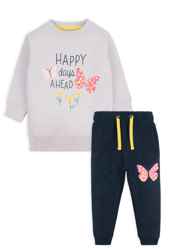 Stone Harbor Girl's Track Suit GIRL'S FLEECE HAPPY DAYS TRACKSUIT