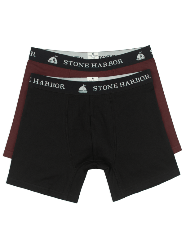 Stone Harbor Men's Boxers MEN'S BOXERS PACK OF TWO
