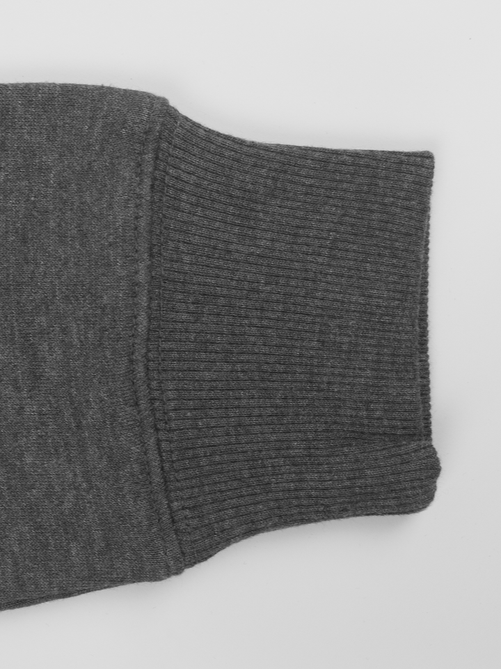 Stone Harbor MEN'S DARK GREY FLEECE ZIP-UP HOODIE
