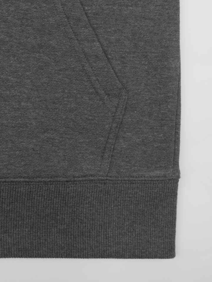 Stone Harbor MEN'S DARK GREY FLEECE ZIP-UP HOODIE