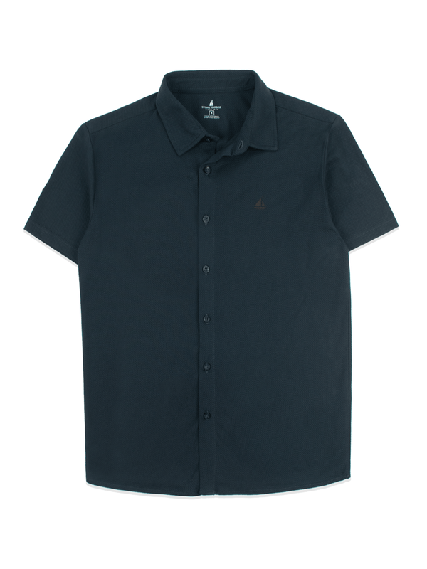 Stone Harbor MEN'S ELITE NAVY CASUAL SHIRT