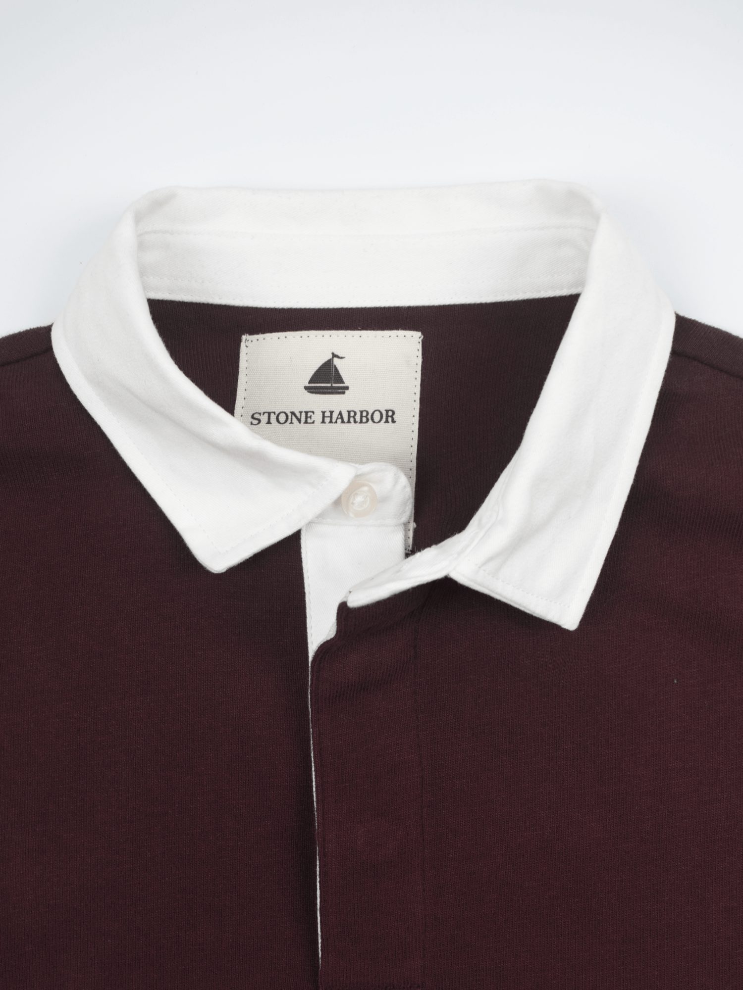 Stone Harbor MEN'S EXCLUSIVE BURGUNDY RUGBY