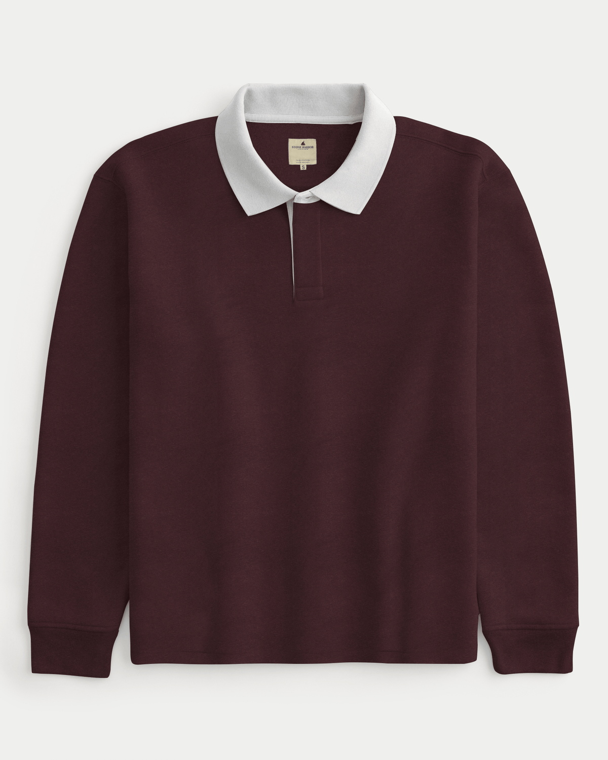 Stone Harbor MEN&#39;S EXCLUSIVE BURGUNDY RUGBY