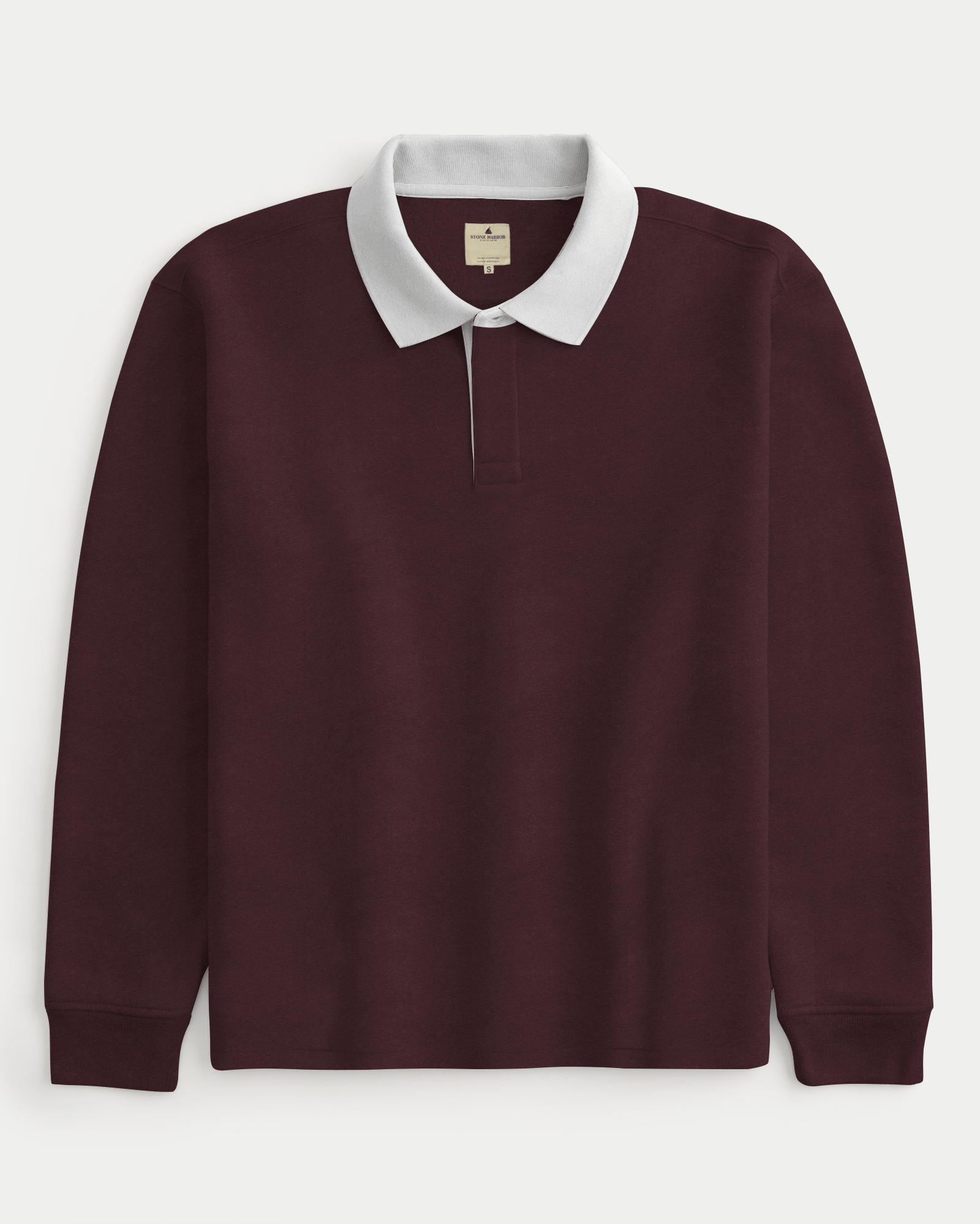 Stone Harbor MEN'S EXCLUSIVE BURGUNDY RUGBY
