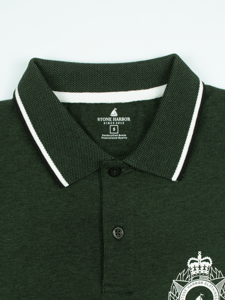 Stone Harbor MEN'S EXCLUSIVE GREEN POLO SHIRT